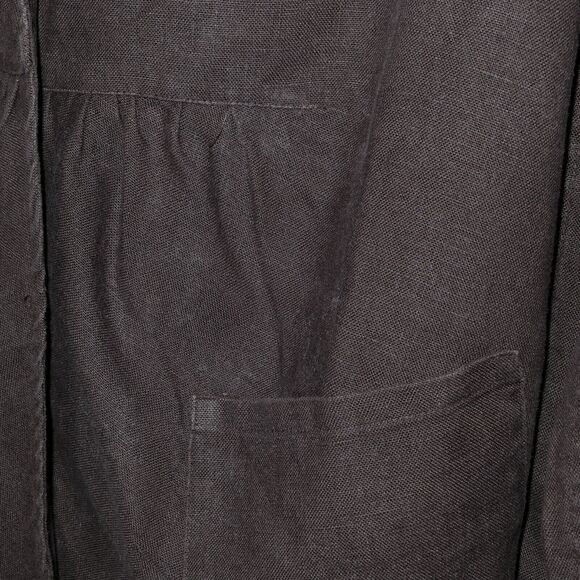 Charter Club Woman 2XL 100% Linen Brown Blazer Jacker Brown Long Sleeve EUC - Picture 8 of 12